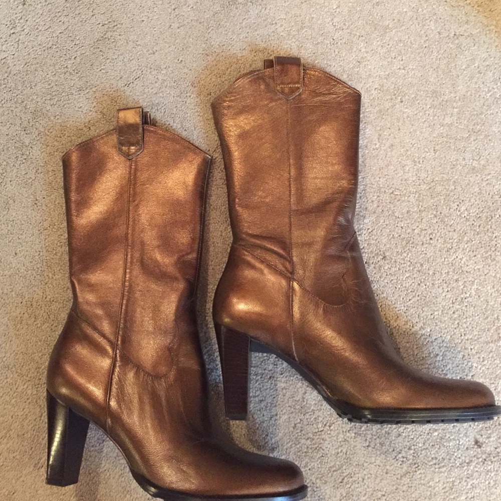 Gianni Bini Bronze Boots